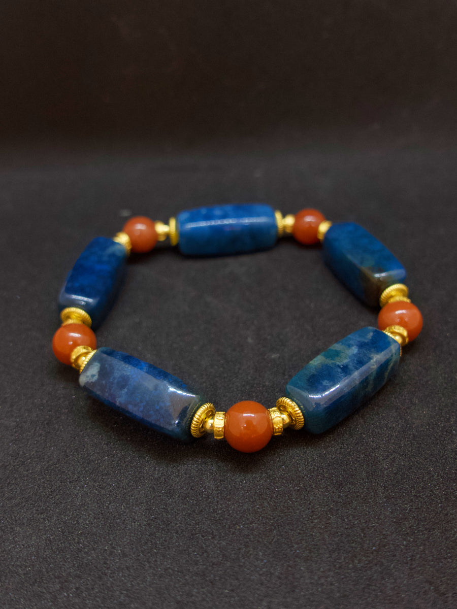 Agatized Coral Spiritual Purity Bracelet