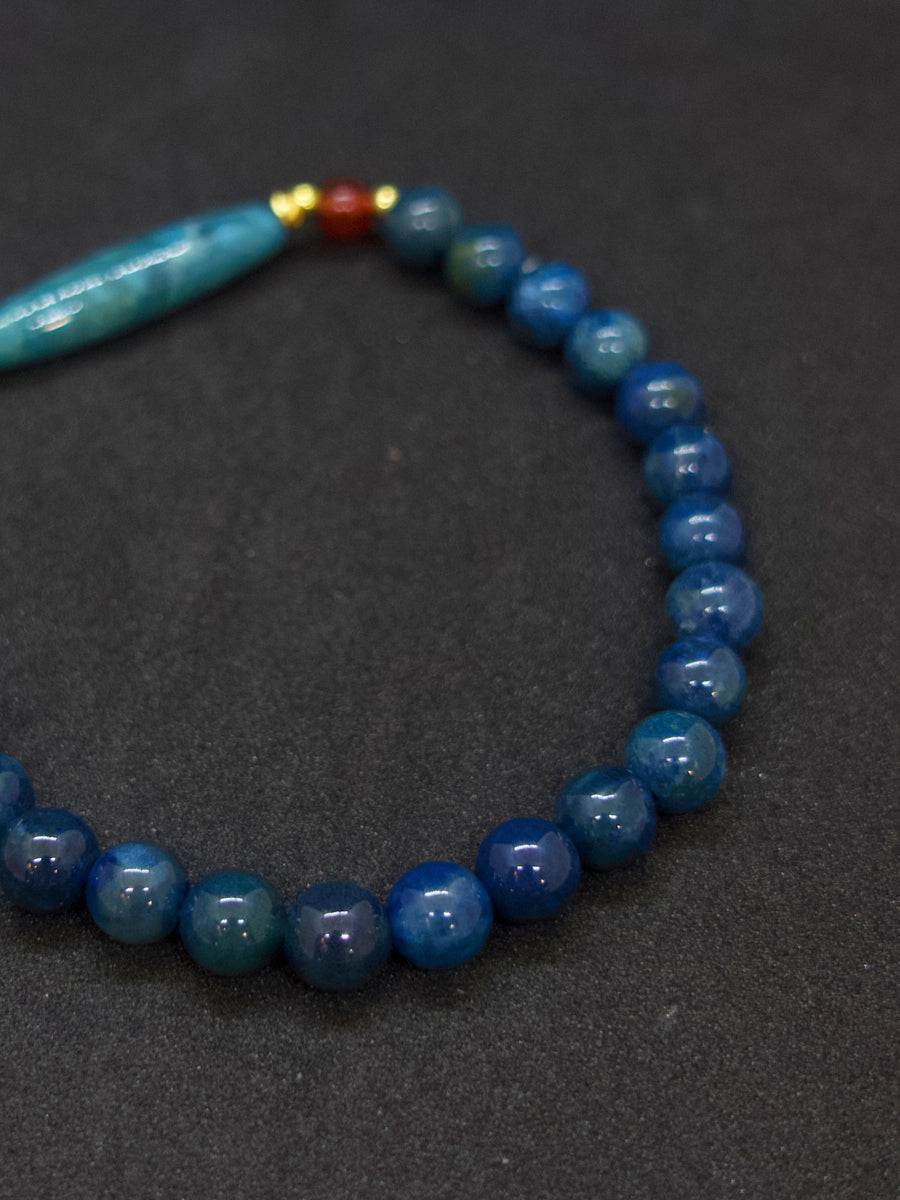Agatized Coral Ocean Harmony  Energy Bracelet