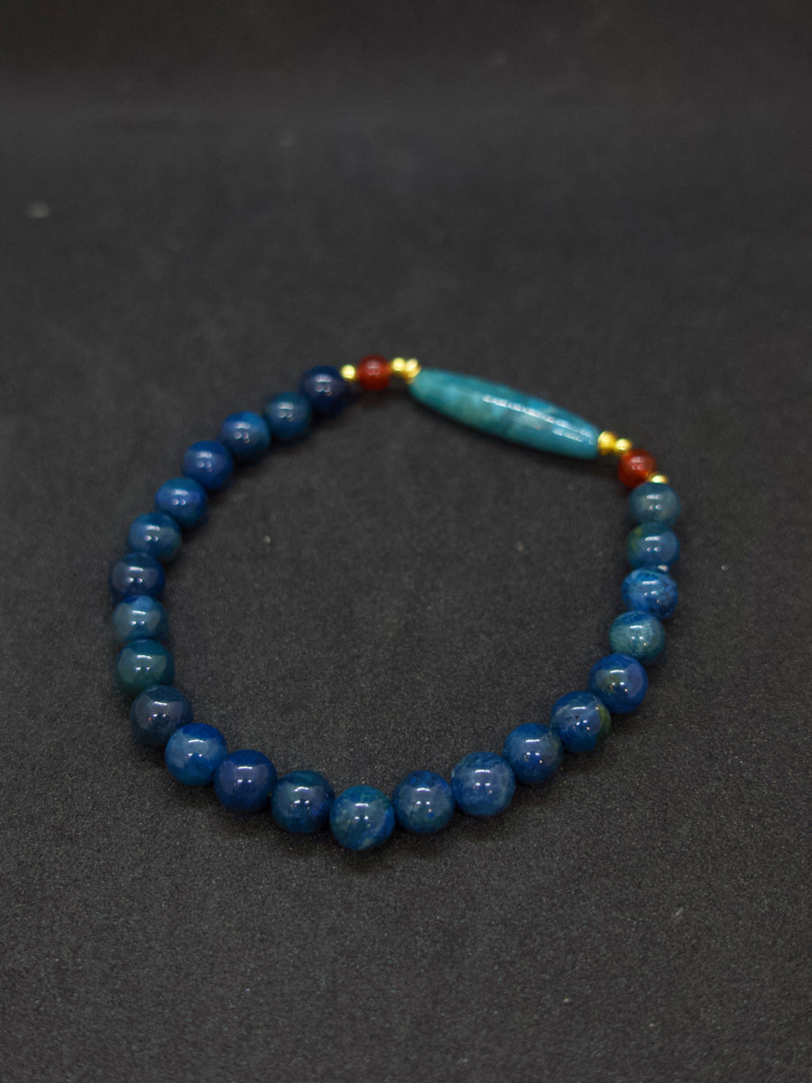 Agatized Coral Ocean Harmony  Energy Bracelet