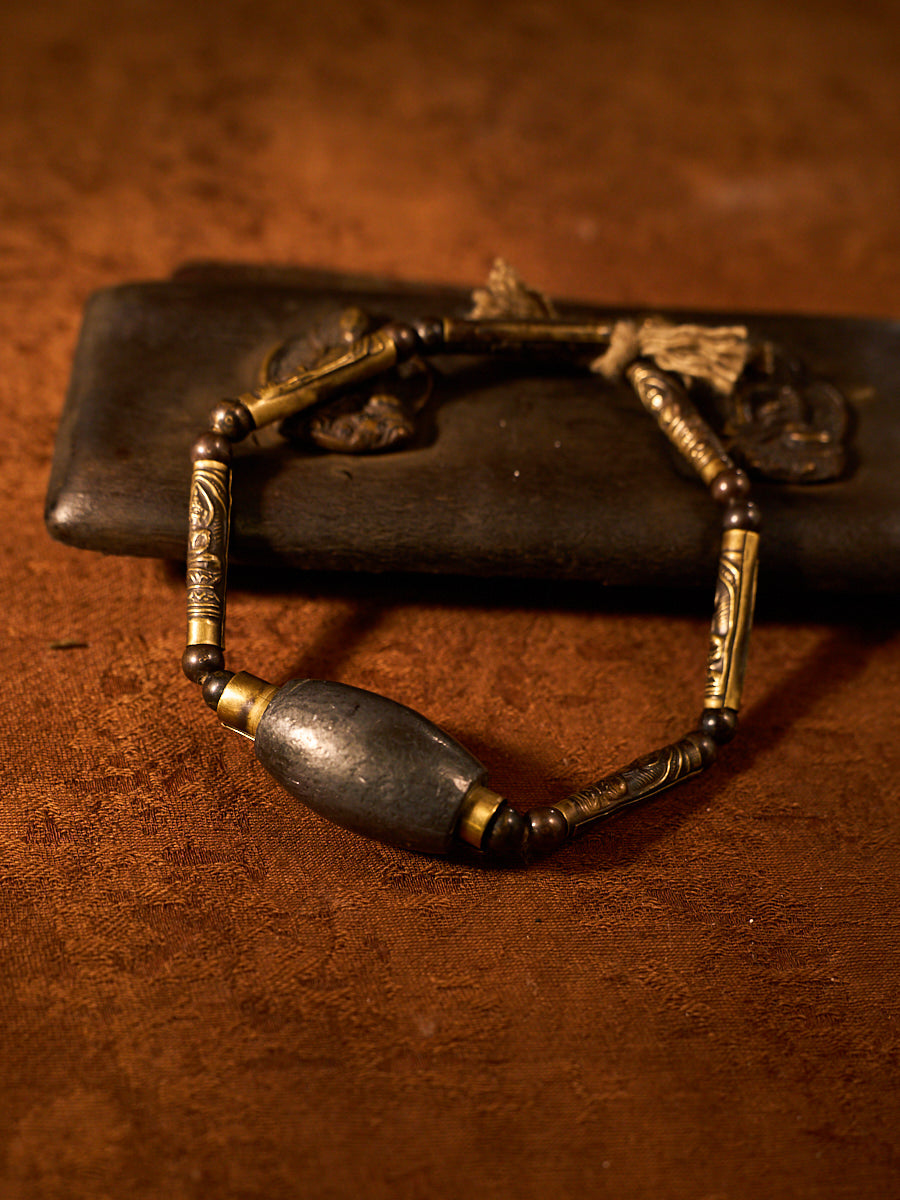 Celestial Iron Wisdom Bracelet | Spiritual Protection, Good Fortune & Inner Strength