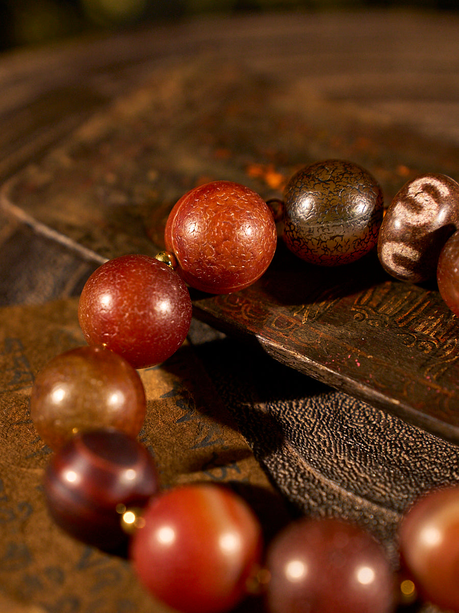 Confidence Glow Agate Bracelet