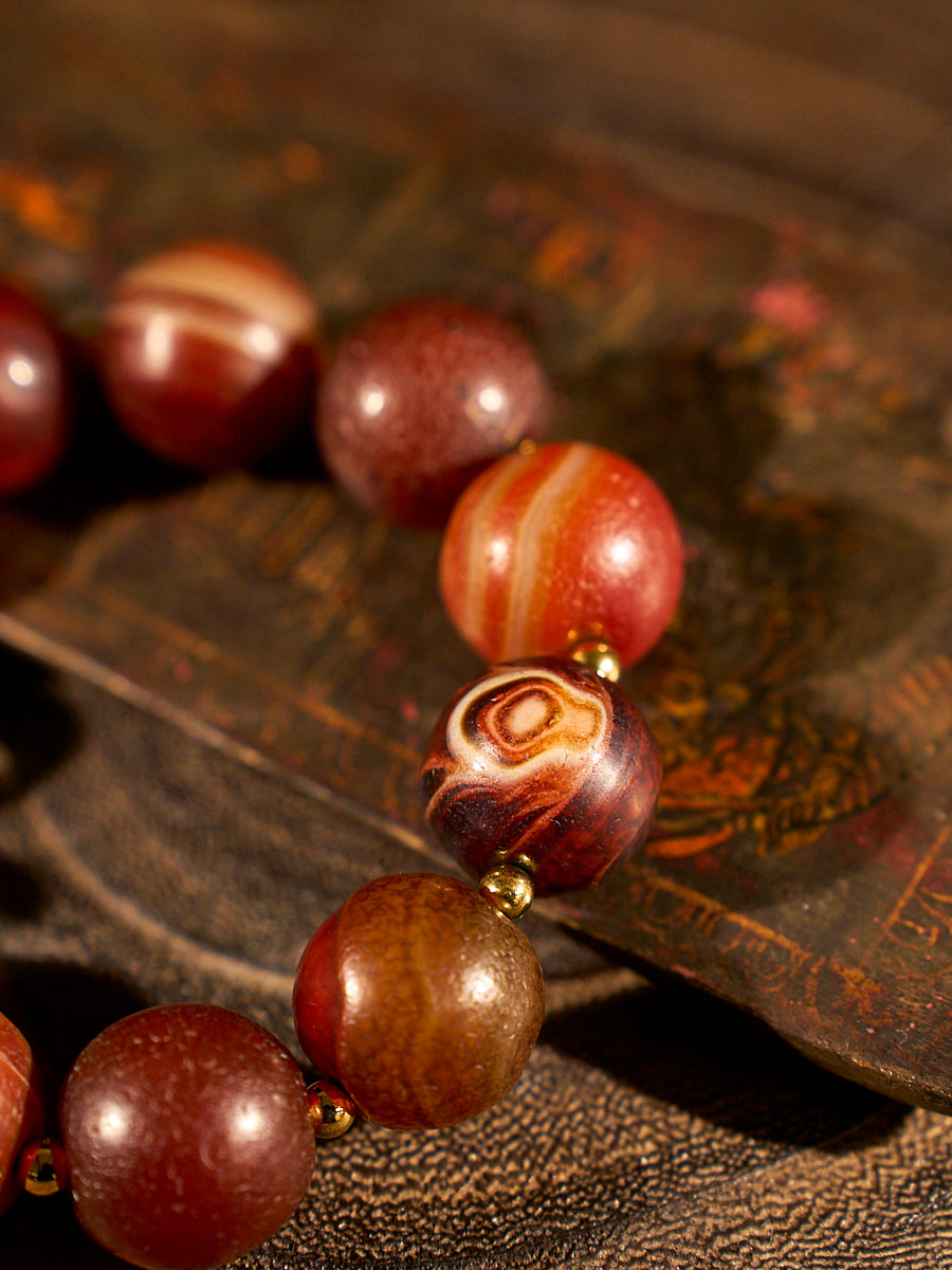 Confidence Glow Agate Bracelet