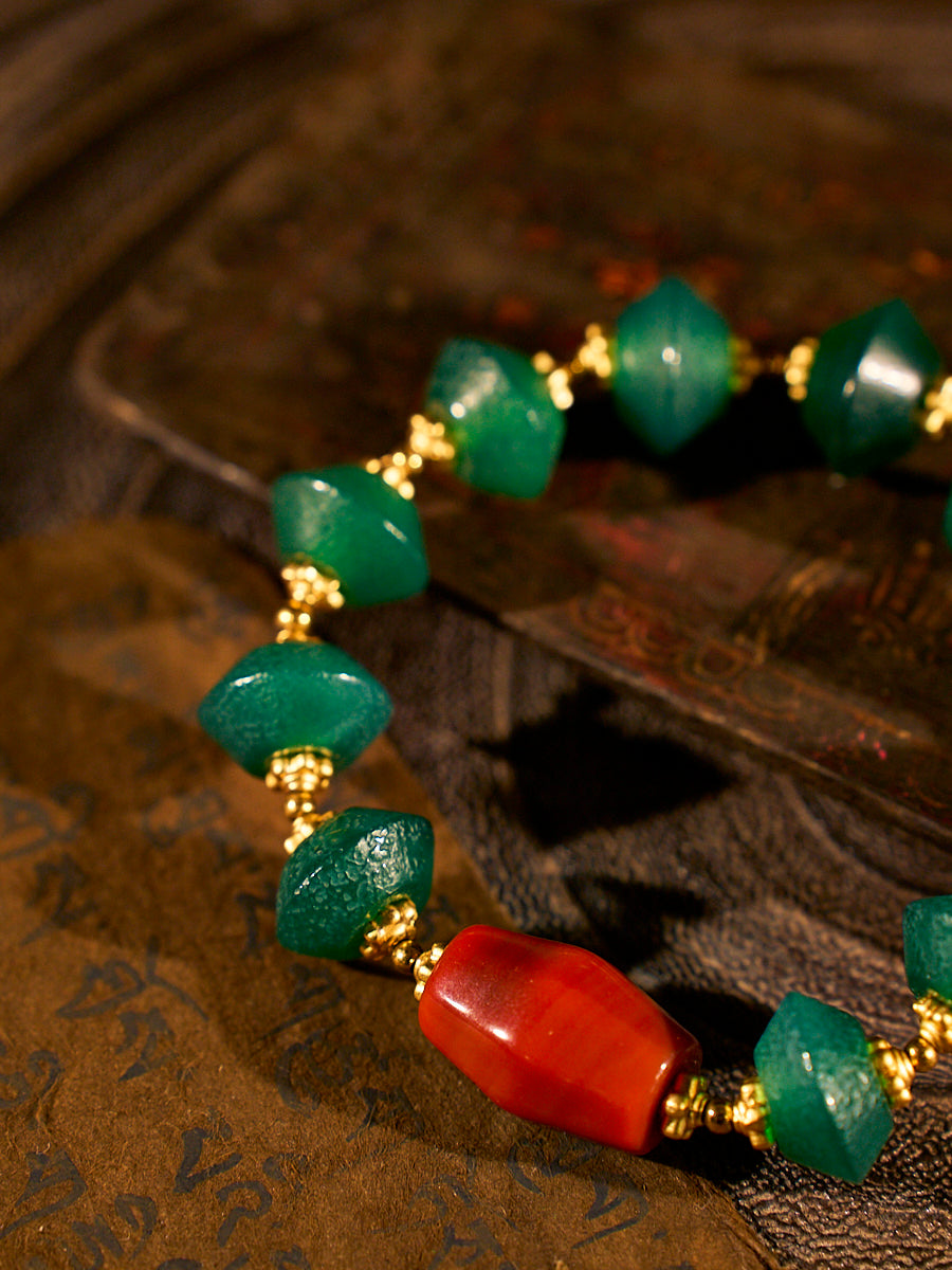Serenity Radiant Glaze Glass Bracelet
