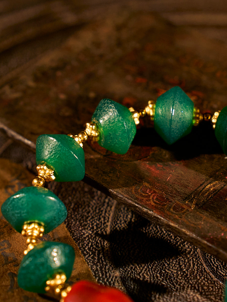 Serenity Radiant Glaze Glass Bracelet