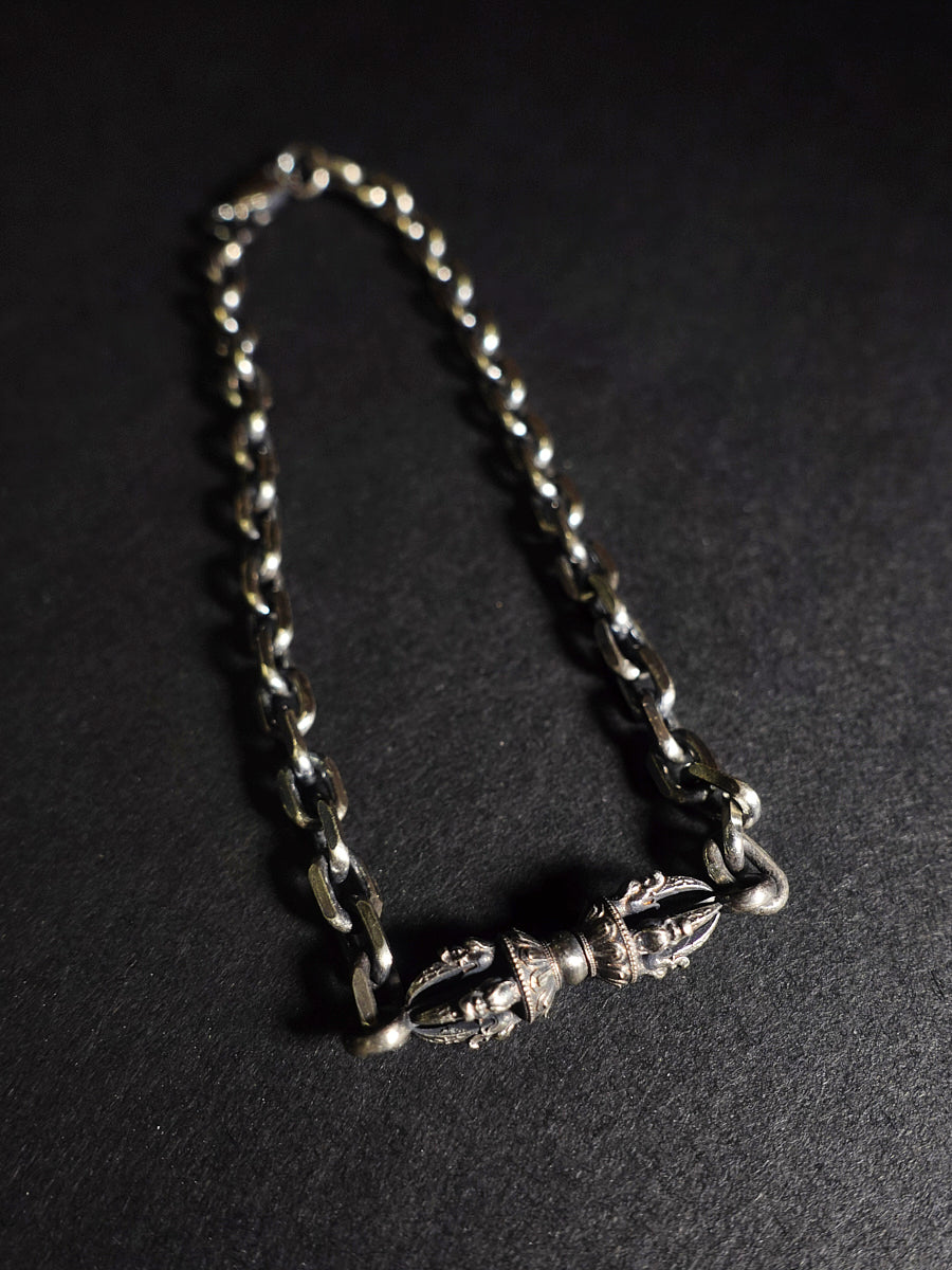 Vajra Silver Protection Stering Silver Bracelet