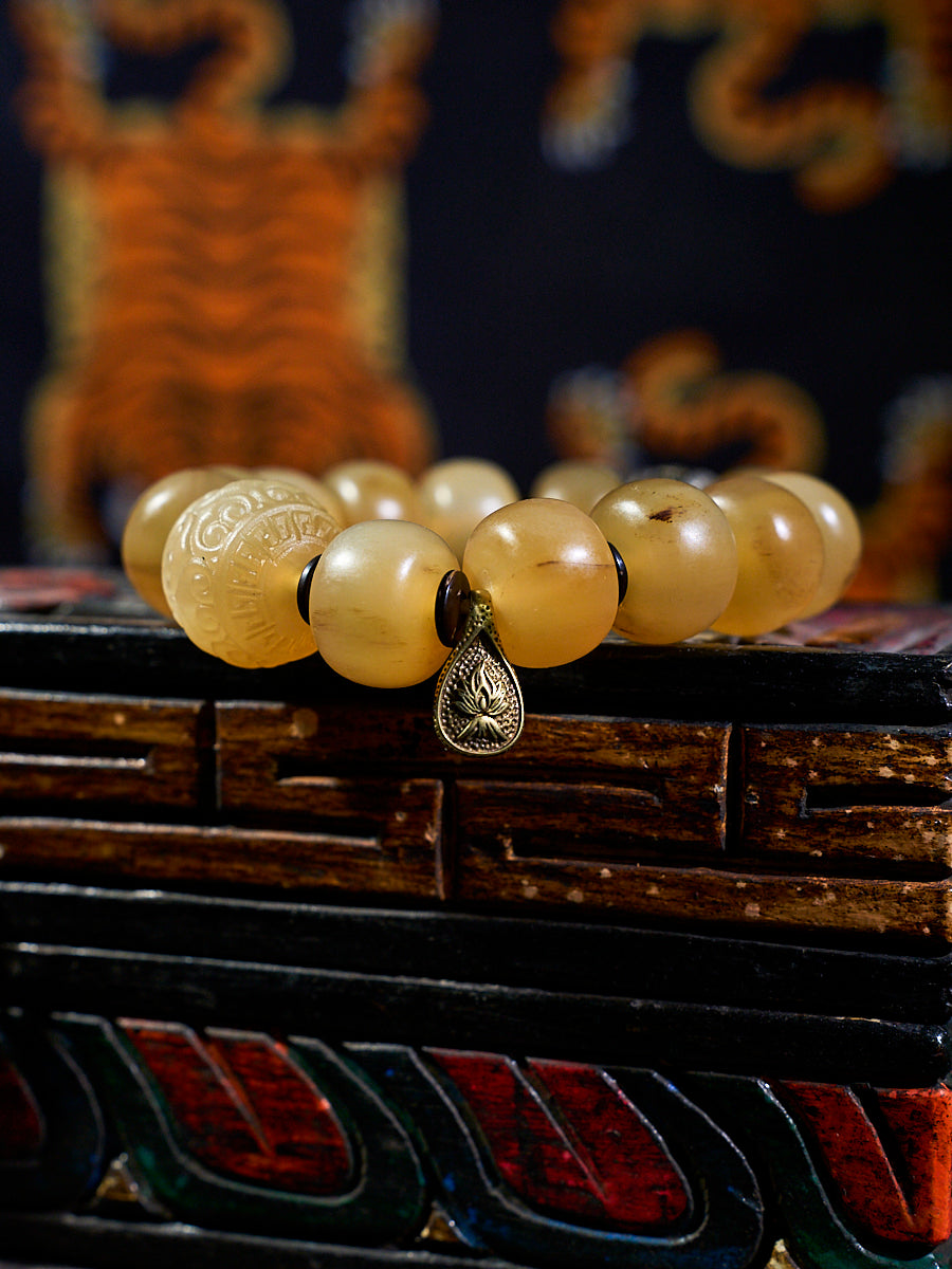 Courageous Spirit Yak Horn Bracelet by Kailash Energy