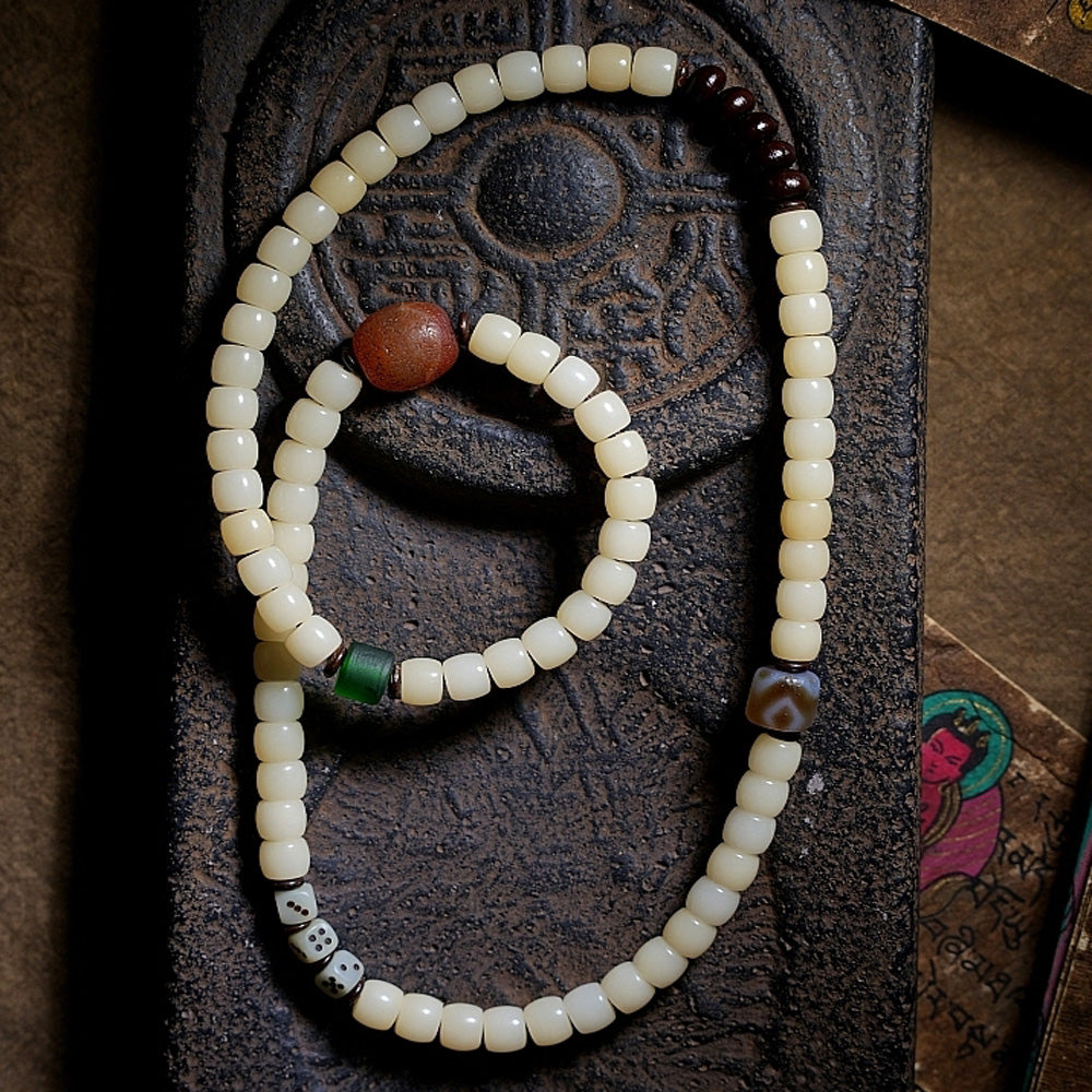 Sacred Bodhi Agate Protection Necklace