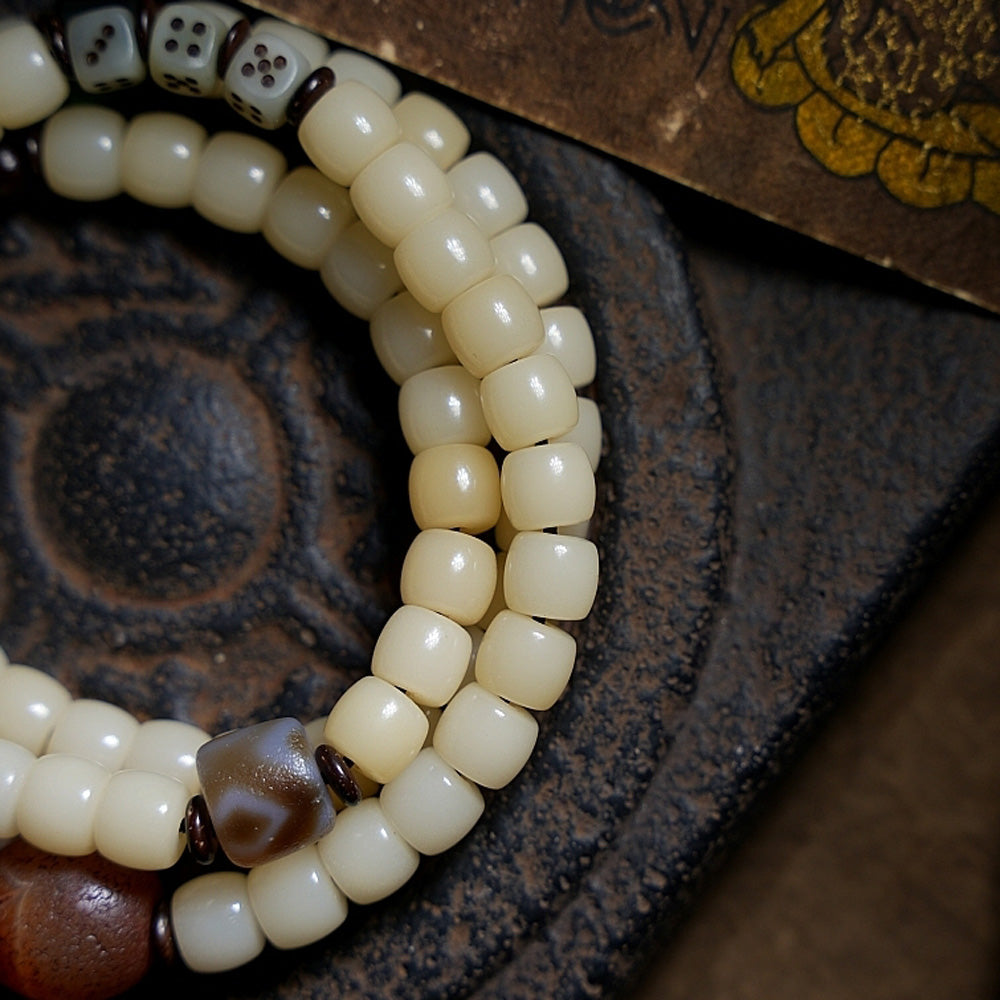 Sacred Bodhi Agate Protection Necklace