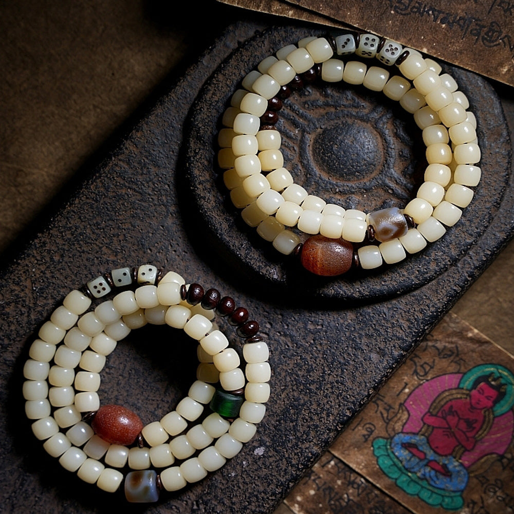 Sacred Bodhi Agate Protection Necklace