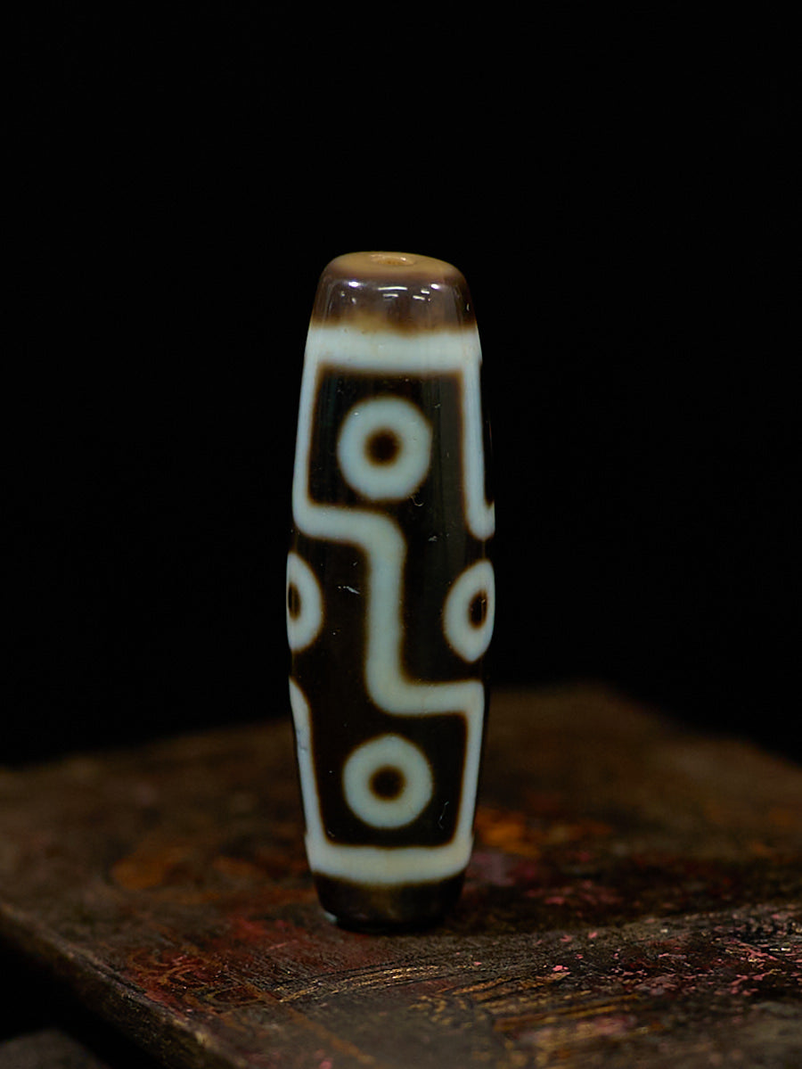 Eternal Sovereign Nine-Eyed Dzi Necklace