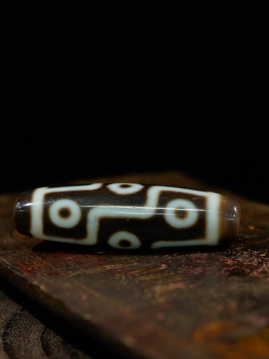 Eternal Sovereign Nine-Eyed Dzi Necklace