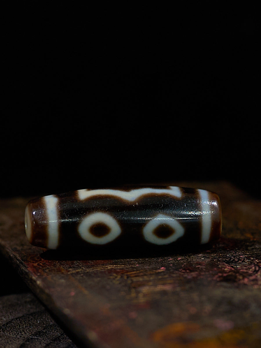 Eternal Sovereign Nine-Eyed Dzi Necklace