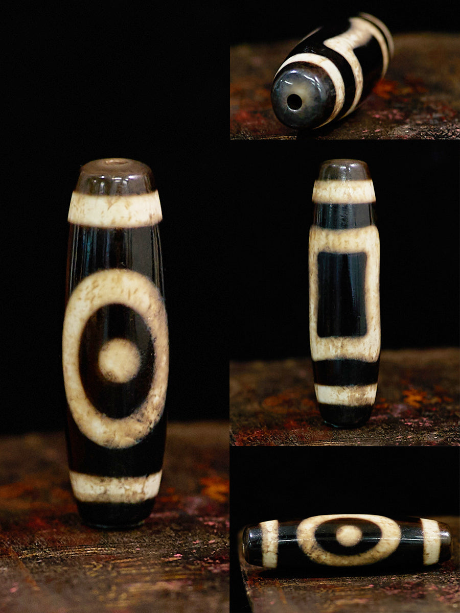 Eternal Sovereign Nine-Eyed Dzi Necklace