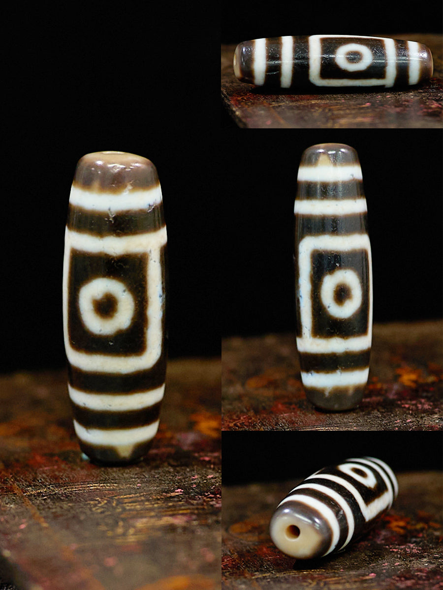 Eternal Sovereign Nine-Eyed Dzi Necklace