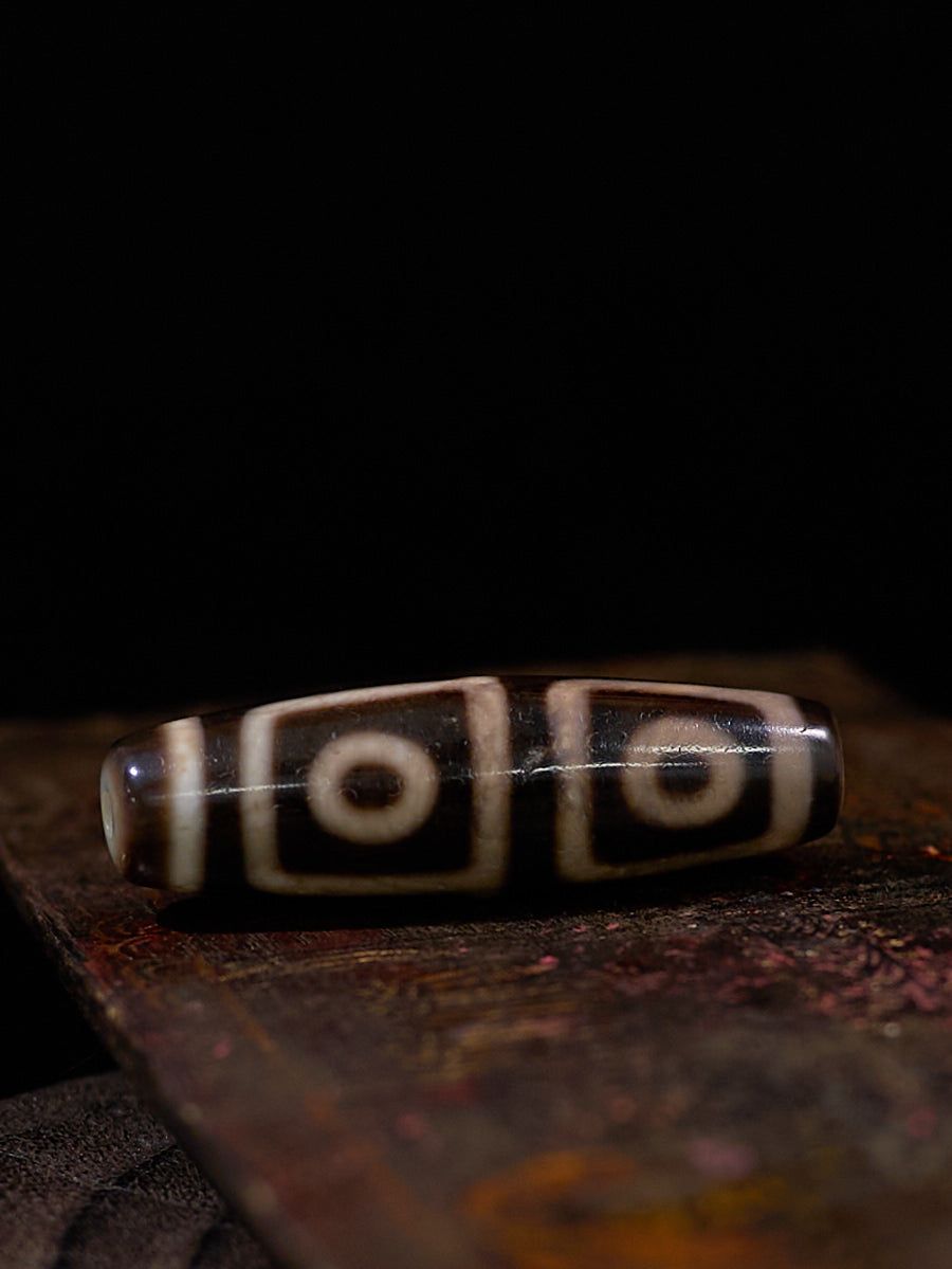 Eternal Sovereign Nine-Eyed Dzi Necklace