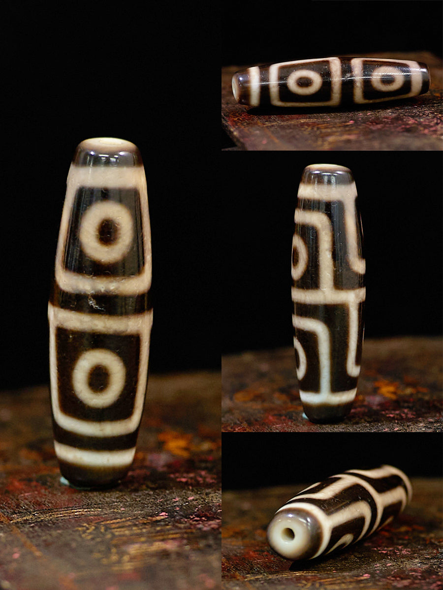 Eternal Sovereign Nine-Eyed Dzi Necklace