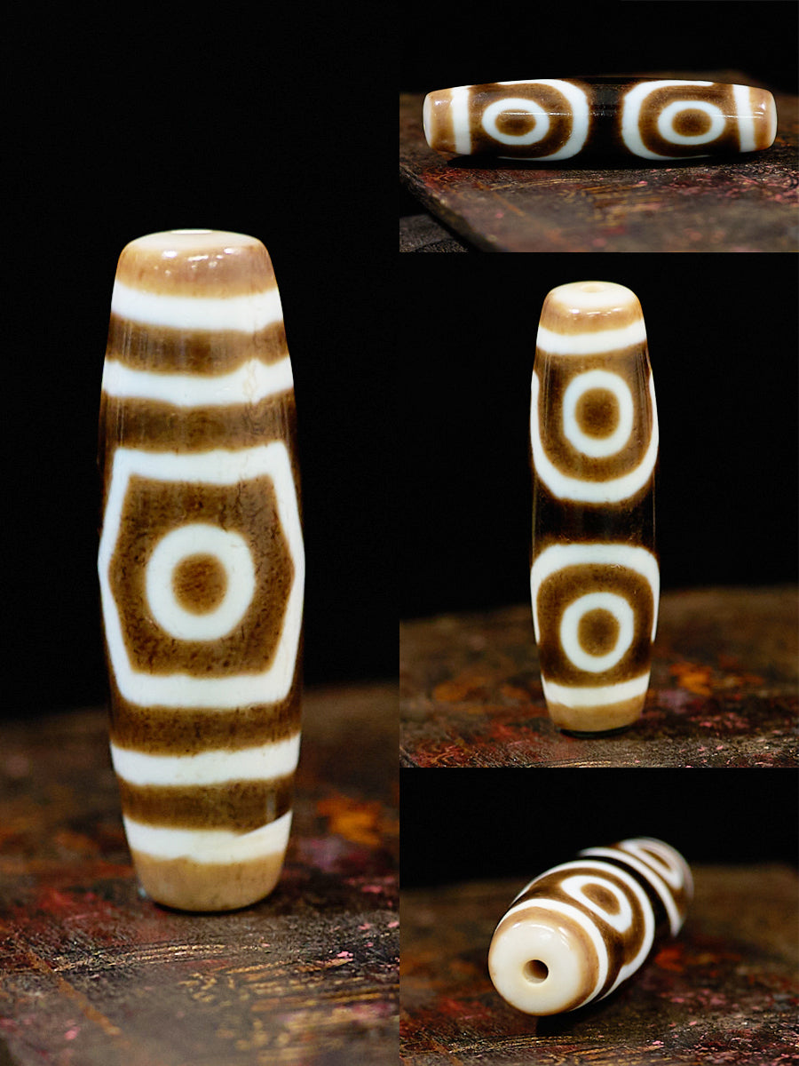 Eternal Sovereign Nine-Eyed Dzi Necklace