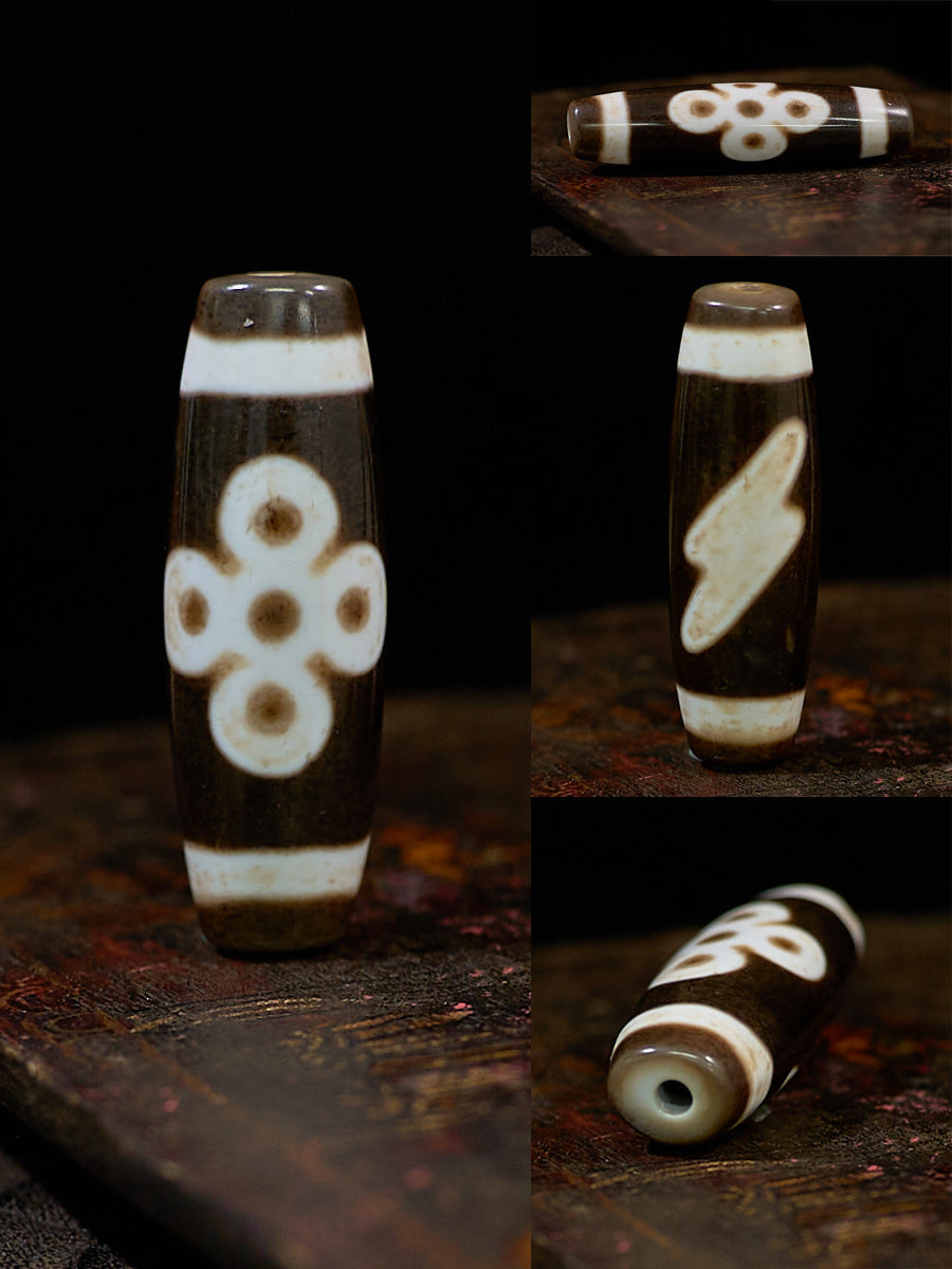 Eternal Sovereign Nine-Eyed Dzi Necklace