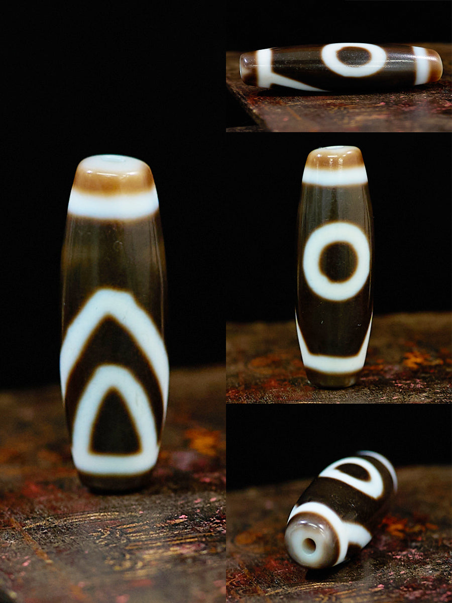 Eternal Sovereign Nine-Eyed Dzi Necklace