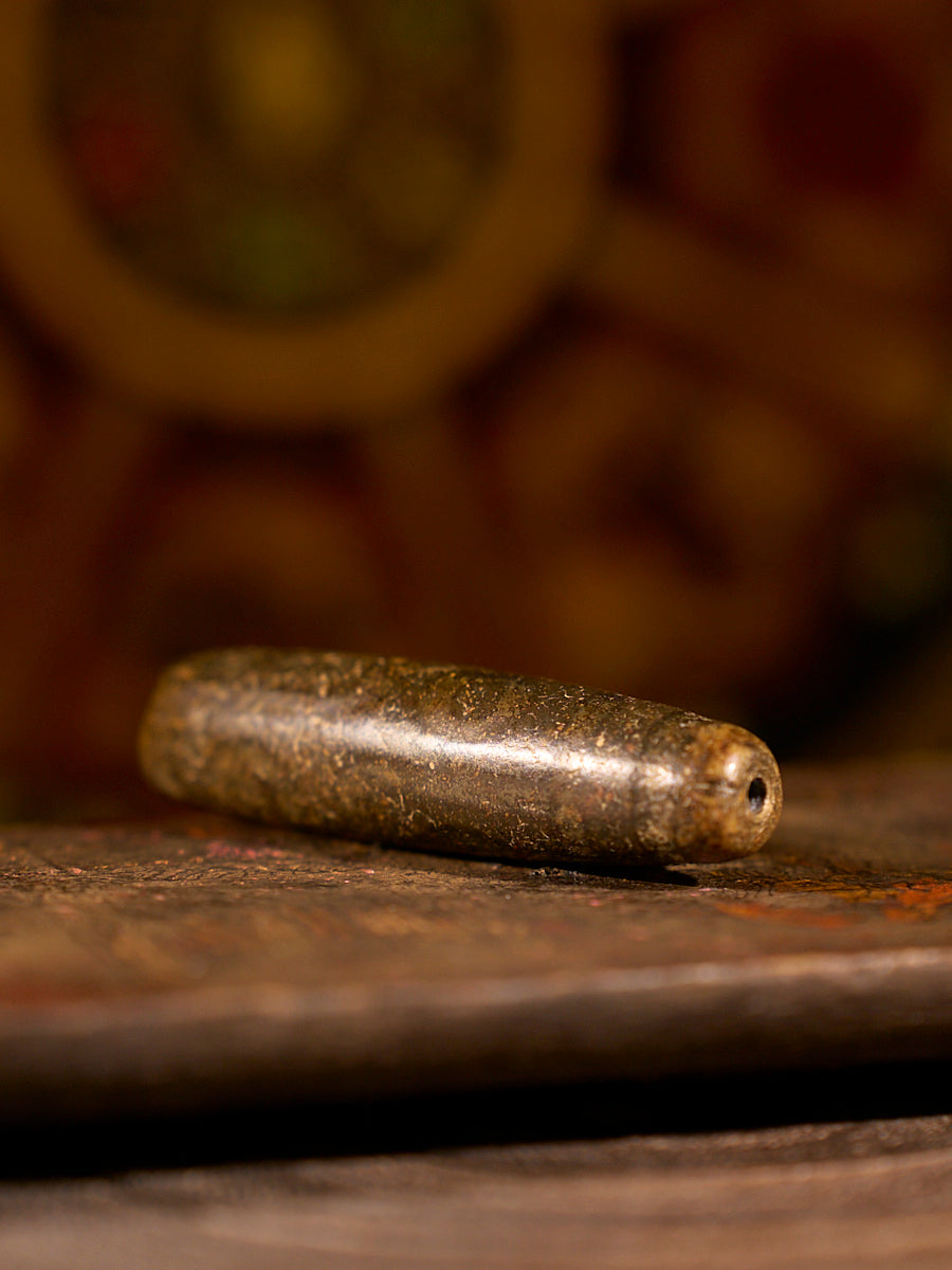 Enlightened Wisdom Bodhi Four-Eyed Agate Dzi Bead