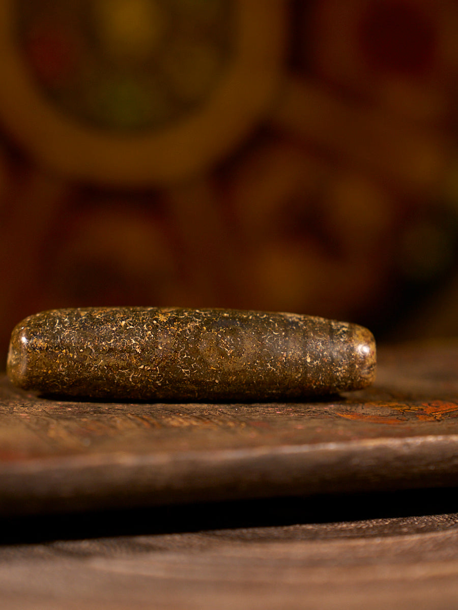 Enlightened Wisdom Bodhi Four-Eyed Agate Dzi Bead