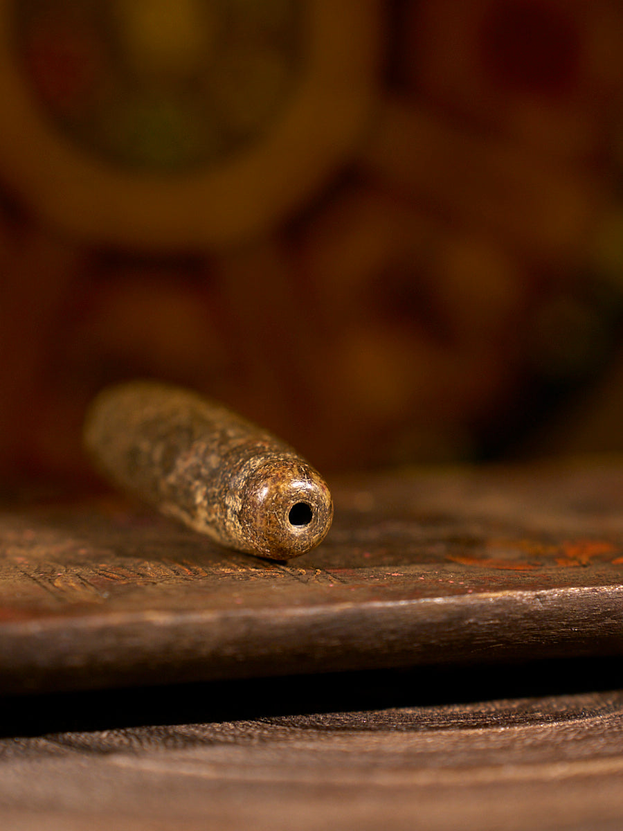 Enlightened Wisdom Bodhi Four-Eyed Agate Dzi Bead