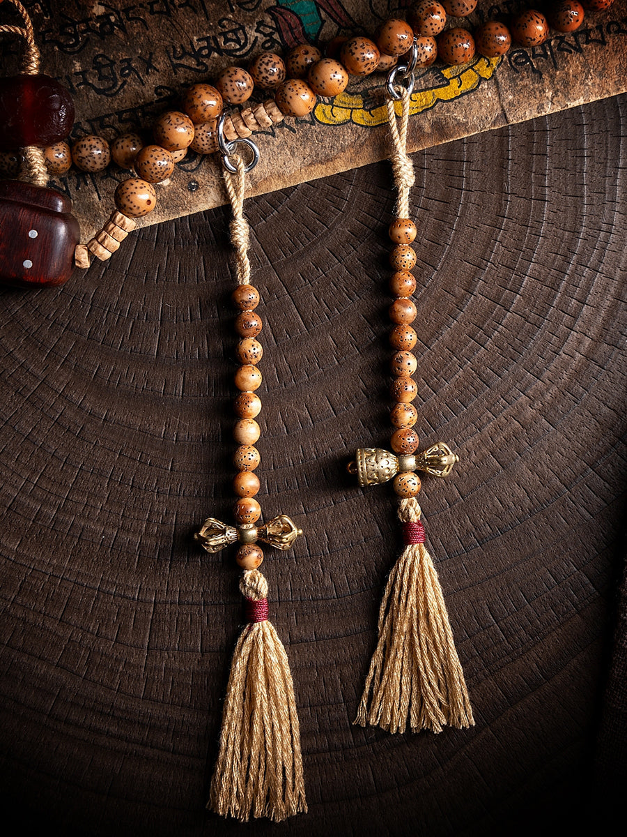 Tibetan Star Moon Bodhi Blessing Mala Bracelet