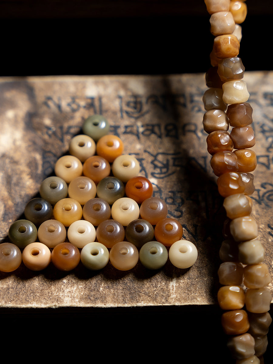 Blessing Barrel Mala Old-Style Bodhi Seed Bracelet
