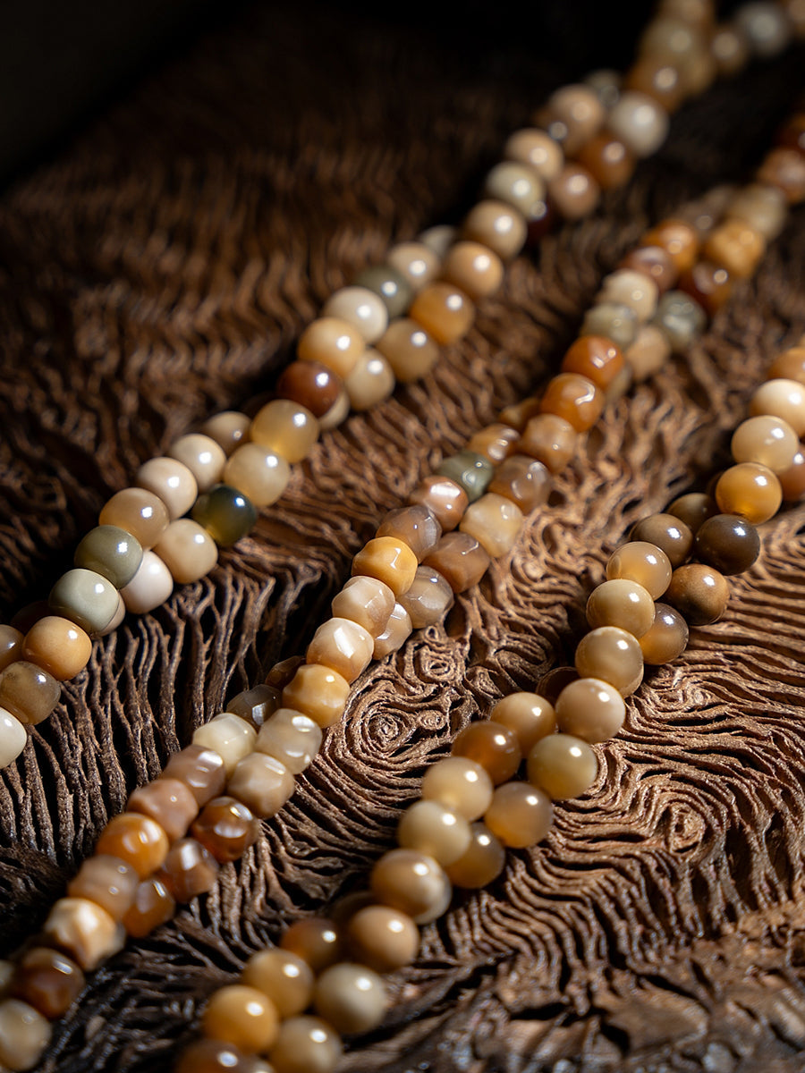 Blessing Barrel Mala Old-Style Bodhi Seed Bracelet