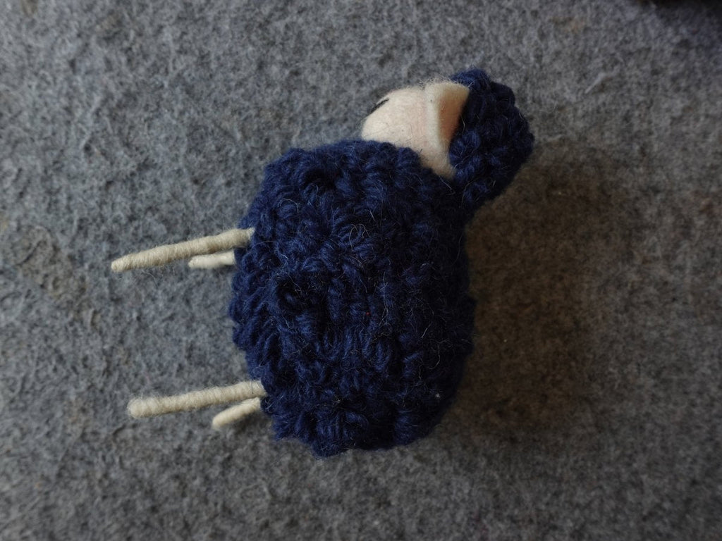 Charming Yak Wool Felted Sheep Figurine