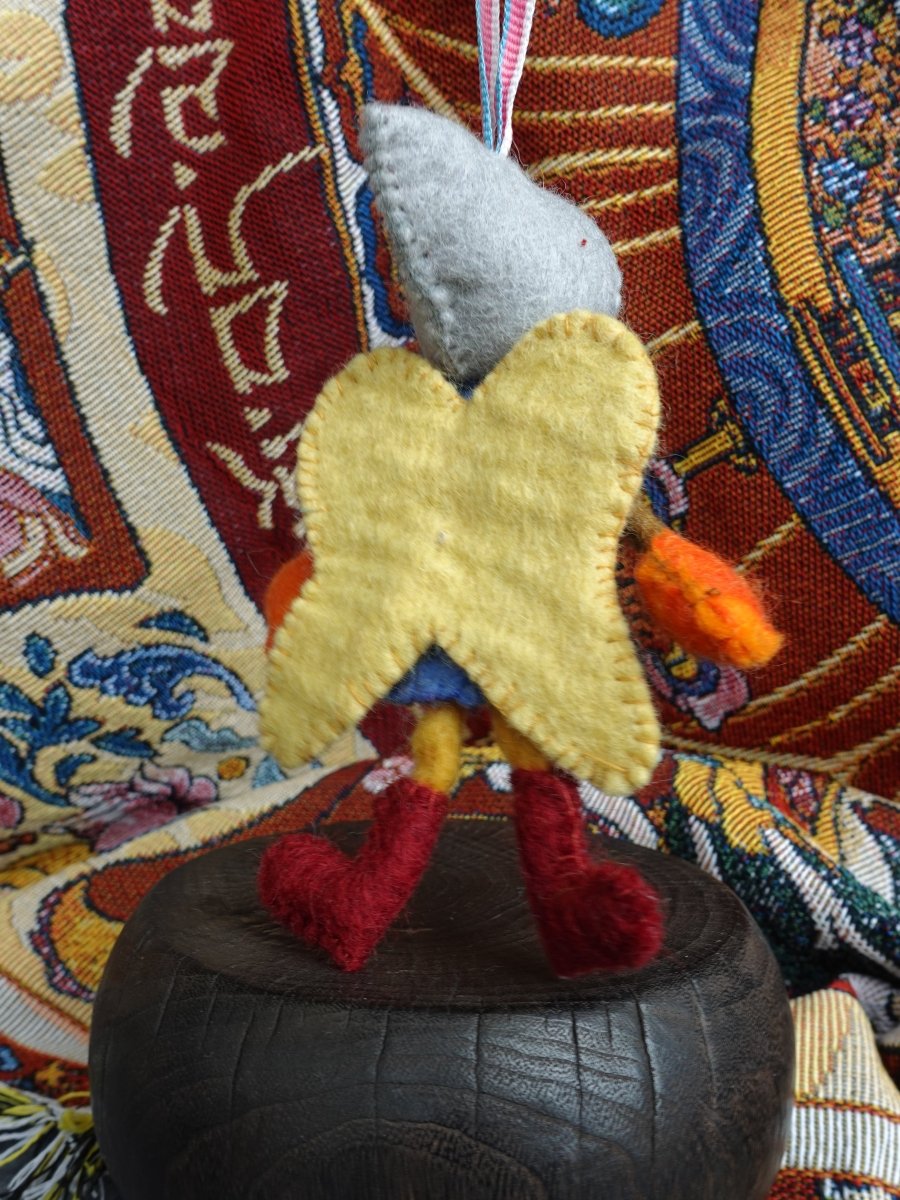 Handcrafted Yak Wool Angel Doll - Whimsical Charm and Handcrafted Perfection
