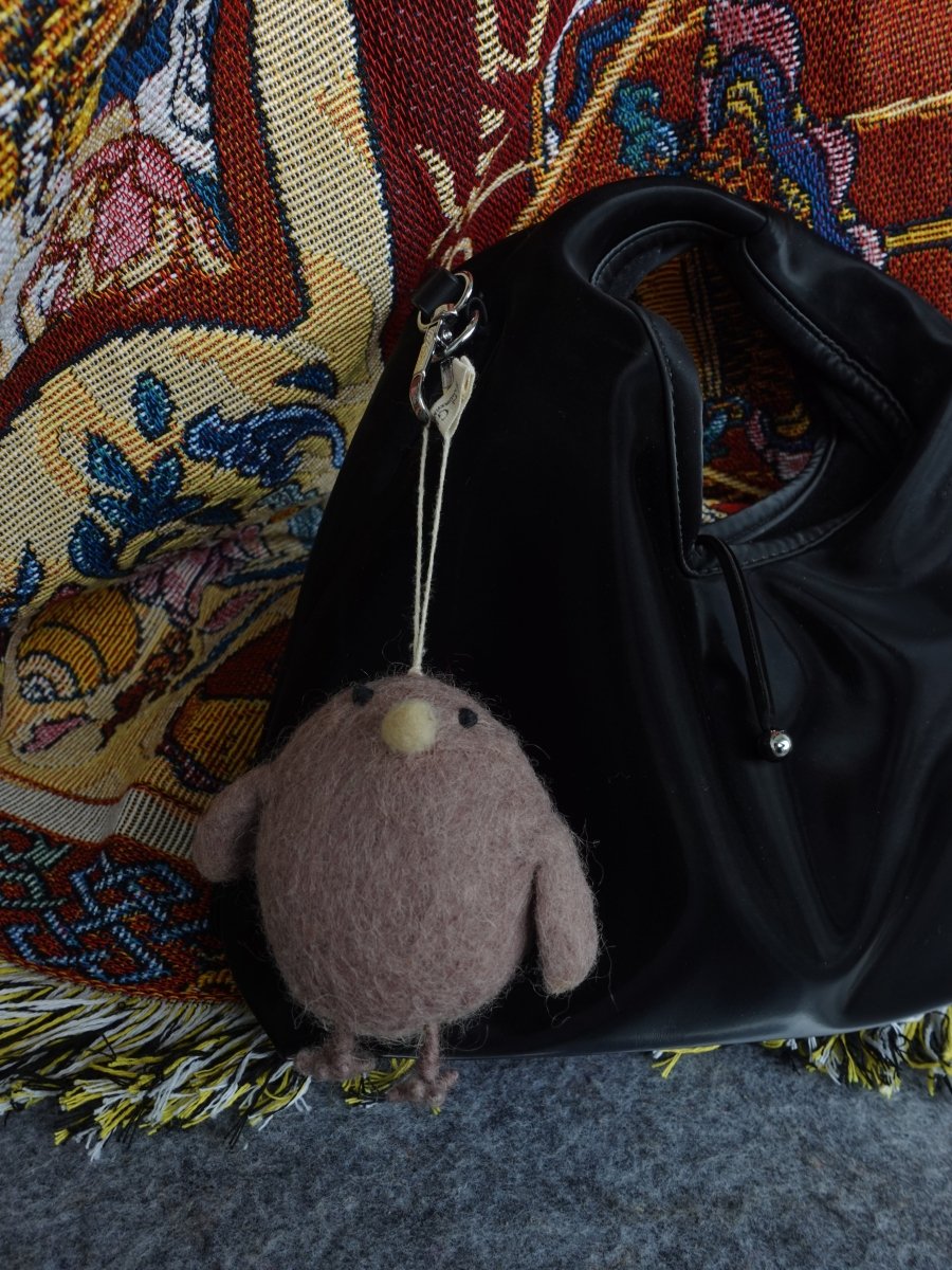 Handcrafted Yak Wool Bird - Cozy & Wholesome Felted Decoration