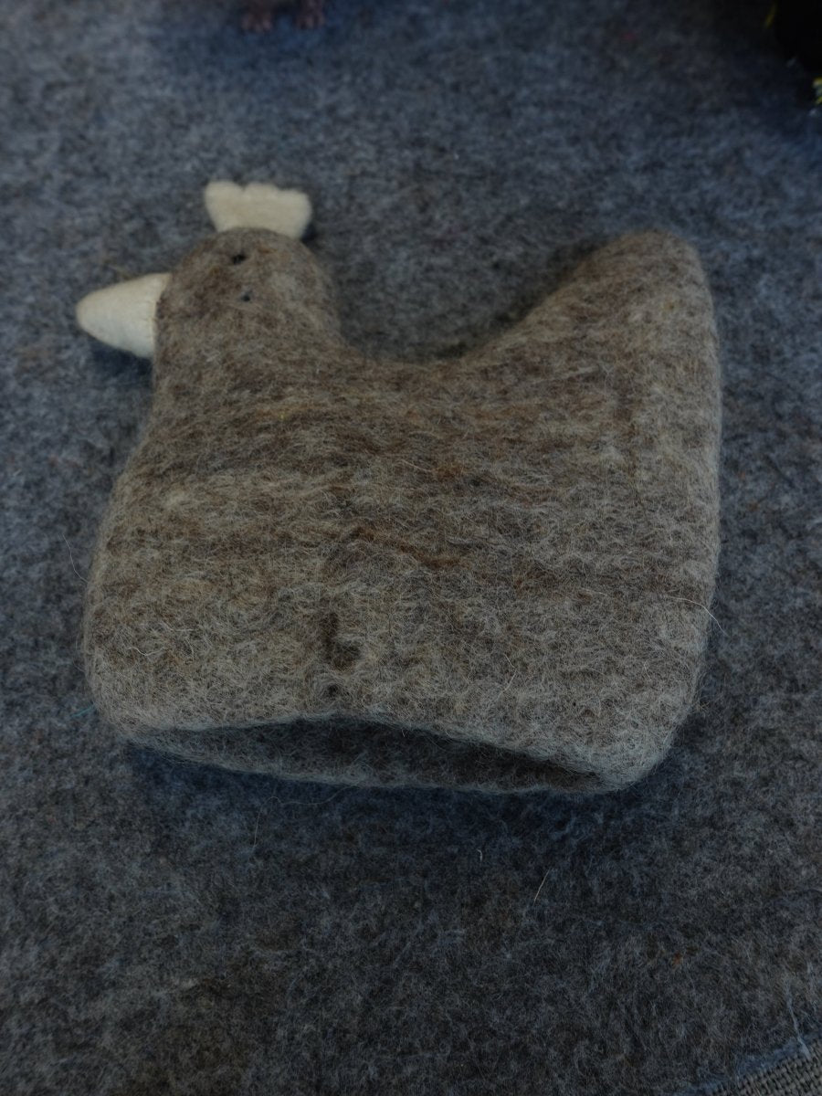 Handcrafted Yak Wool Bird - Cozy & Wholesome Felted Decoration