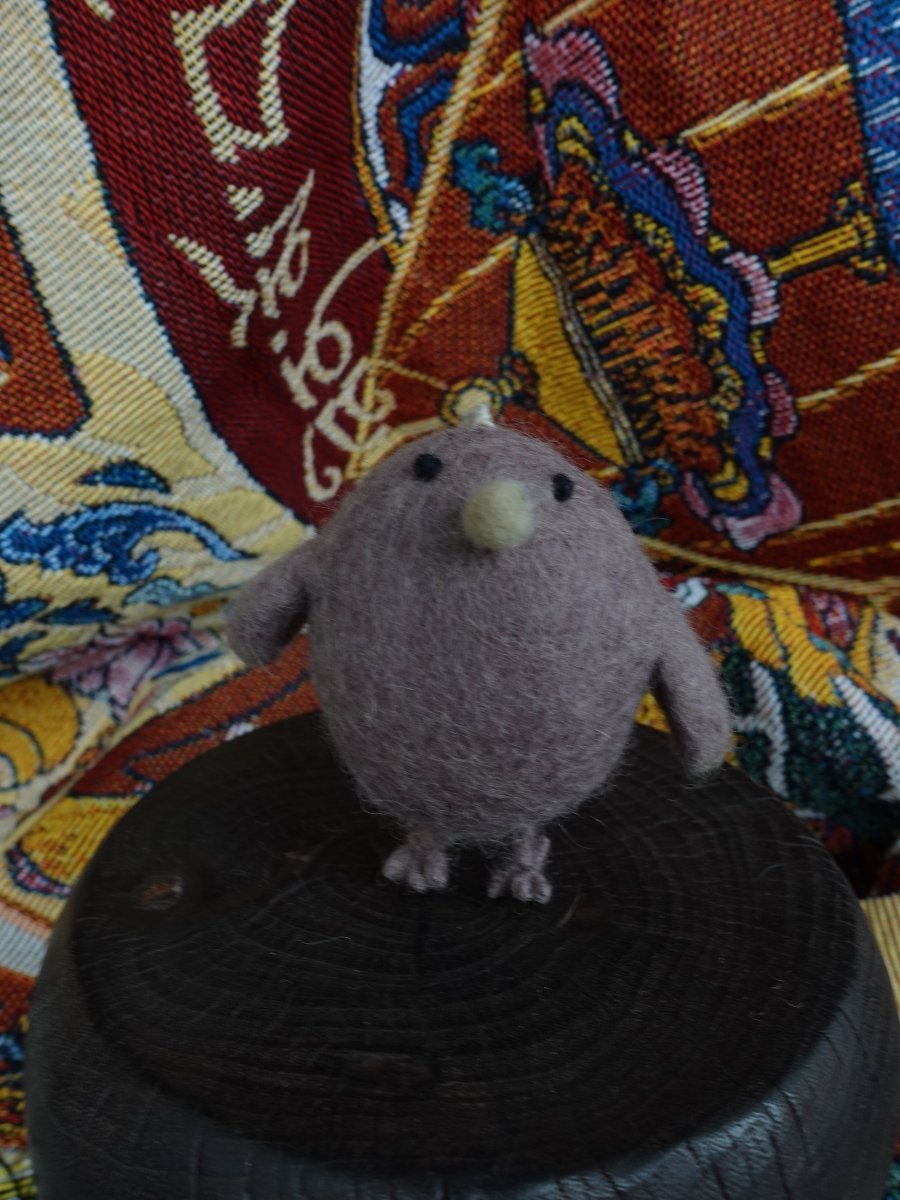 Handcrafted Yak Wool Bird - Cozy & Wholesome Felted Decoration