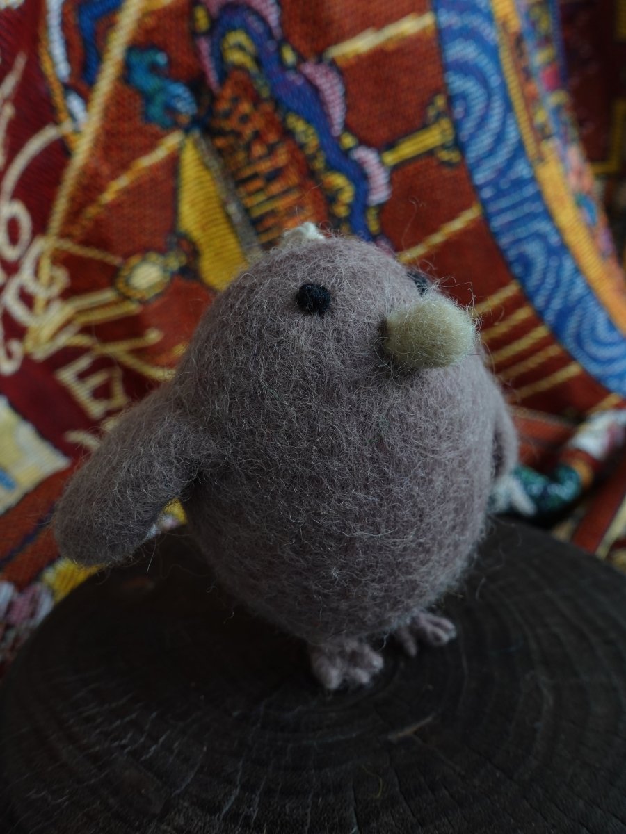 Handcrafted Yak Wool Bird - Cozy & Wholesome Felted Decoration