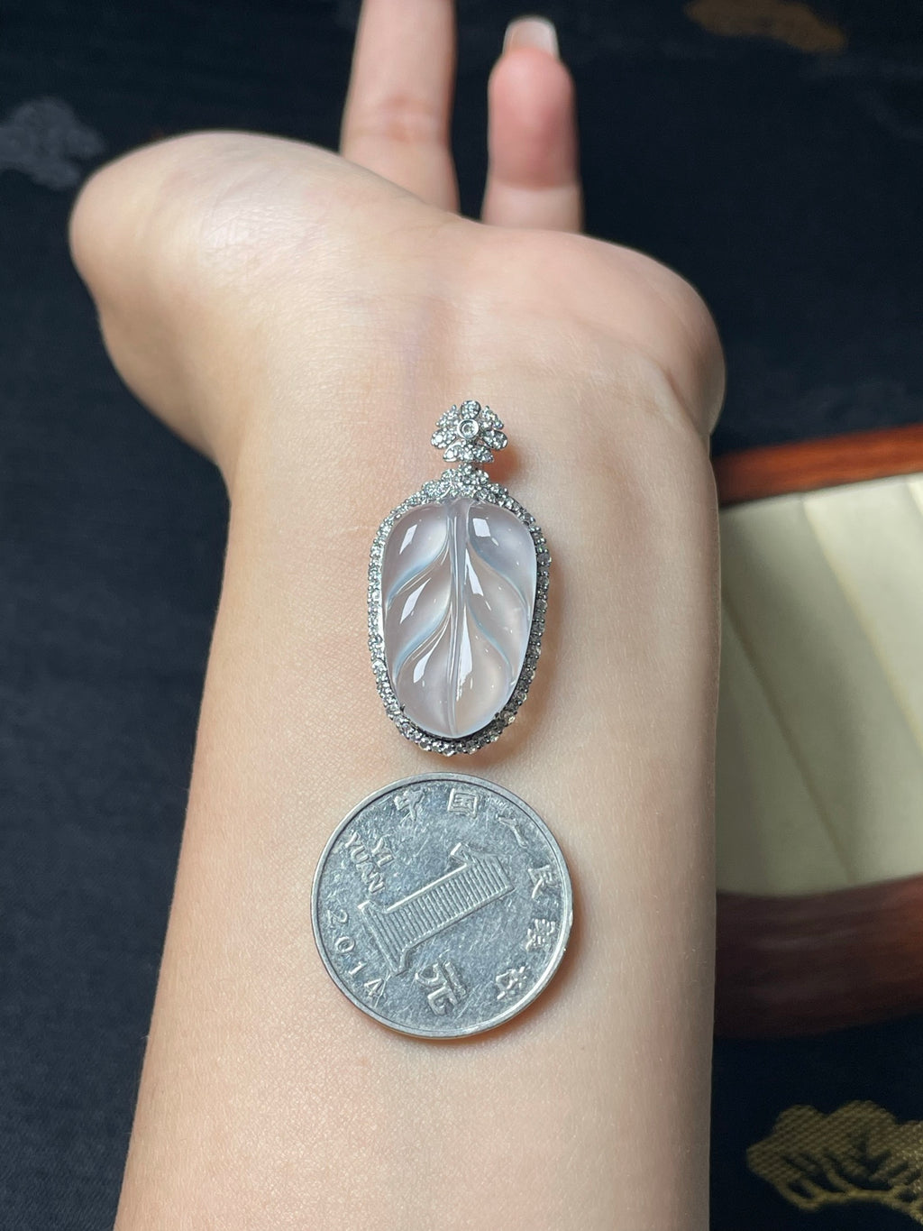 18K金 冰叶子
